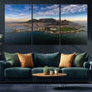 Cape Town Wall Art Canvas Print – Table Mountain Coastal by MyGreatCanvas | Canvas Wall Art Prints | Photo Prints & Wall Decor
