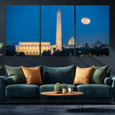 Washington DC Skyline Wall Art Canvas Print – Lincoln by MyGreatCanvas | Canvas Wall Art Prints | Photo Prints & Wall Decor