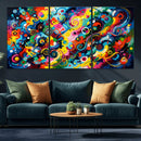 Geometric Abstract Wall Art Canvas Print, Bold Color by MyGreatCanvas | Canvas Wall Art Prints | Photo Prints & Wall Decor