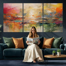 Colorful Abstract Canvas Wall Art — Large Textured Oil by MyGreatCanvas | Canvas Wall Art Prints | Photo Prints & Wall Decor