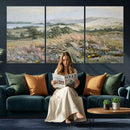 Katie Staples Hillside Canvas Wall Art — Coastal Wildflower by MyGreatCanvas | Canvas Wall Art Prints | Photo Prints & Wall Decor