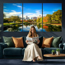 Charlotte Skyline Canvas Wall Art Print – North Carolina Cityscape Photography Print by MyGreatCanvas | Canvas Wall Art Prints | Photo Prints & Wall Decor
