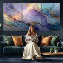 Colorful Abstract Canvas Wall Art Print, Vibrant Popup Color Art Print