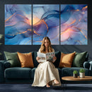 Colorful Abstract Canvas Wall Art Print, Vibrant Popup Color Art Print