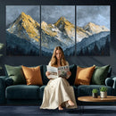 Abstract Mountain Wall Art Canvas Print Modern Landscape Painting Print by MyGreatCanvas | Canvas Wall Art Prints | Photo Prints & Wall Decor