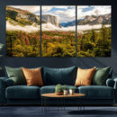 Half Dome Yosemite Canvas Wall Art – Majestic Triptych by MyGreatCanvas | Canvas Wall Art Prints | Photo Prints & Wall Decor