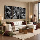 Old Pair of Mens Skates Wall Art Canvas, Men Skates Wall Art