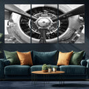 Vintage Airplane Wall Art Canvas Print by MyGreatCanvas | Canvas Wall Art Prints | Photo Prints & Wall Decor