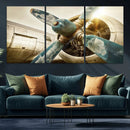 Vintage Airplane Canvas Print by MyGreatCanvas | Canvas Wall Art Prints | Photo Prints & Wall Decor