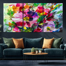 Oil Flower Abstract Canvas Print by MyGreatCanvas | Canvas Wall Art Prints | Photo Prints & Wall Decor