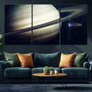 Framed Saturn Wall Art Canvas Print