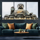 Buddha Statue Wall Art Canvas Print