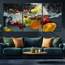 Kithen Vegetables World Wall Art Canvas Print