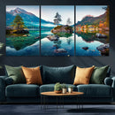 Crystal Clear Lake Wall Art | Mountains Wall Art Canvas | 3 by MyGreatCanvas | Canvas Wall Art Prints | Photo Prints & Wall Decor
