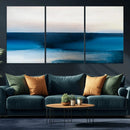 Dark Blue Abstract Wall Art Canvas Print by MyGreatCanvas | Canvas Wall Art Prints | Photo Prints & Wall Decor