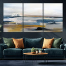 Abstract Landscape Wall Art Canvas | 3 Panel Modern Blue, by MyGreatCanvas | Canvas Wall Art Prints | Photo Prints & Wall Decor