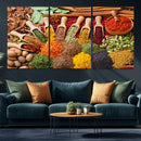Spices Kitchen Wall Art Canvas Print by MyGreatCanvas | Canvas Wall Art Prints | Photo Prints & Wall Decor