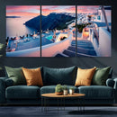 Greece Santorini Wall Art Landscape Canvas Print
