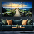 Mountain and Sunset Wall Art Canvas Print by MyGreatCanvas | Canvas Wall Art Prints | Photo Prints & Wall Decor