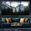 Yosemite National Park El Capitan Foggy Mountain Wall Art | by MyGreatCanvas | Canvas Wall Art Prints | Photo Prints & Wall Decor