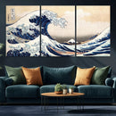 Hokusai: The Breaking Wave off Kanagawa Canvas Print by MyGreatCanvas | Canvas Wall Art Prints | Photo Prints & Wall Decor