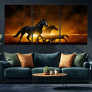 Horse Wall Art Canvas Print, Multi Panel Animal Canvas Print