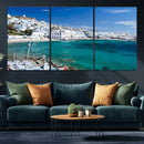 Santorini Wall Art Canvas Print