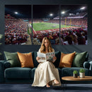 Washington-Grizzly Stadium Canvas Print, American Football