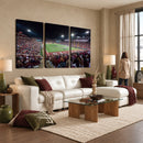 Mississippi State Bulldogs Stadium Wall Art Canvas Print –