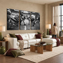 American Football Wall Art Canvas Print Framed Stadium Sport