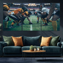American Football Playing Wall Art Canvas Print by MyGreatCanvas | Canvas Wall Art Prints | Photo Prints & Wall Decor