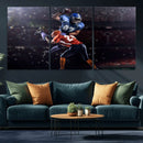 American Football Wall Art Canvas Print, Stadium Sport Wall
