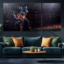 American Football Wall Art Canvas Print, Stadium Sport Wall
