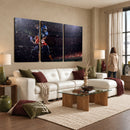 American Football Wall Art Canvas Print, Stadium Sport Wall