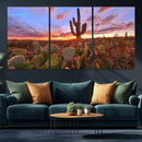 Arizona Desert Sunset Wall Art Canvas Print by MyGreatCanvas | Canvas Wall Art Prints | Photo Prints & Wall Decor