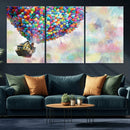 Up Pixar Poster, Look Up Pixar Wall Art, Up Pixar Canvas,