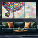 Up Pixar Poster, Look Up Pixar Wall Art, Up Pixar Canvas,