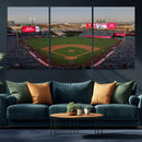 Los Angeles Angels Baseball Canvas Print - Anaheim Angel