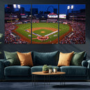 St. Louis Cardinals Baseball Team Print - Busch Stadium Wall by MyGreatCanvas | Canvas Wall Art Prints | Photo Prints & Wall Decor