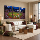 St. Louis Cardinals Baseball Team Print - Busch Stadium Wall