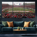 Wisconsin Badgers Team Print Canvas - Madison Camp Randall