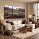 Wisconsin Badgers Team Print Canvas - Madison Camp Randall