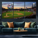 Citizens Bank Park Philadelphia Phillies Wall Art Canvas |