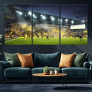 Columbus Crew Stadium Match Triple Canvas Wall Art - Dynamic