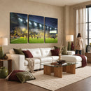 Columbus Crew Stadium Match Triple Canvas Wall Art - Dynamic