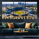 Los Angeles Dodgers Dodger Stadium Wall Art Canvas Print -