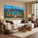 Los Angeles Dodgers Wall Art Canvas, Dodger Stadium Wall Art