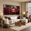 Houston Rockets Basketball Team Print Canvas- Houston Toyota