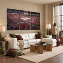 Louisville Cardinals Basketball Print Canvas - Louisville