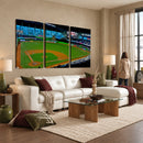 Miami Marlins Baseball Team Print - Miami LoanDepot Park
